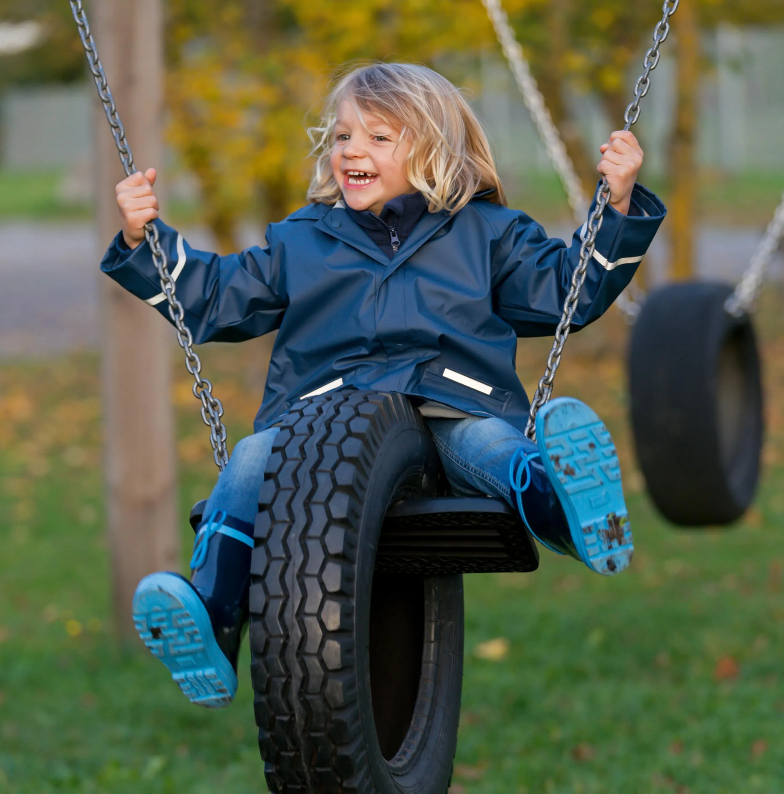Playshoes Giacca da pioggia Unisex per Bambini e Ragazzi, Marino, 74 - immagine 5