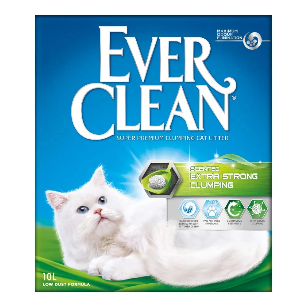 Ever Clean Lettiera Agglomerante Extra Forte Profumata, 10 Litri - immagine 1