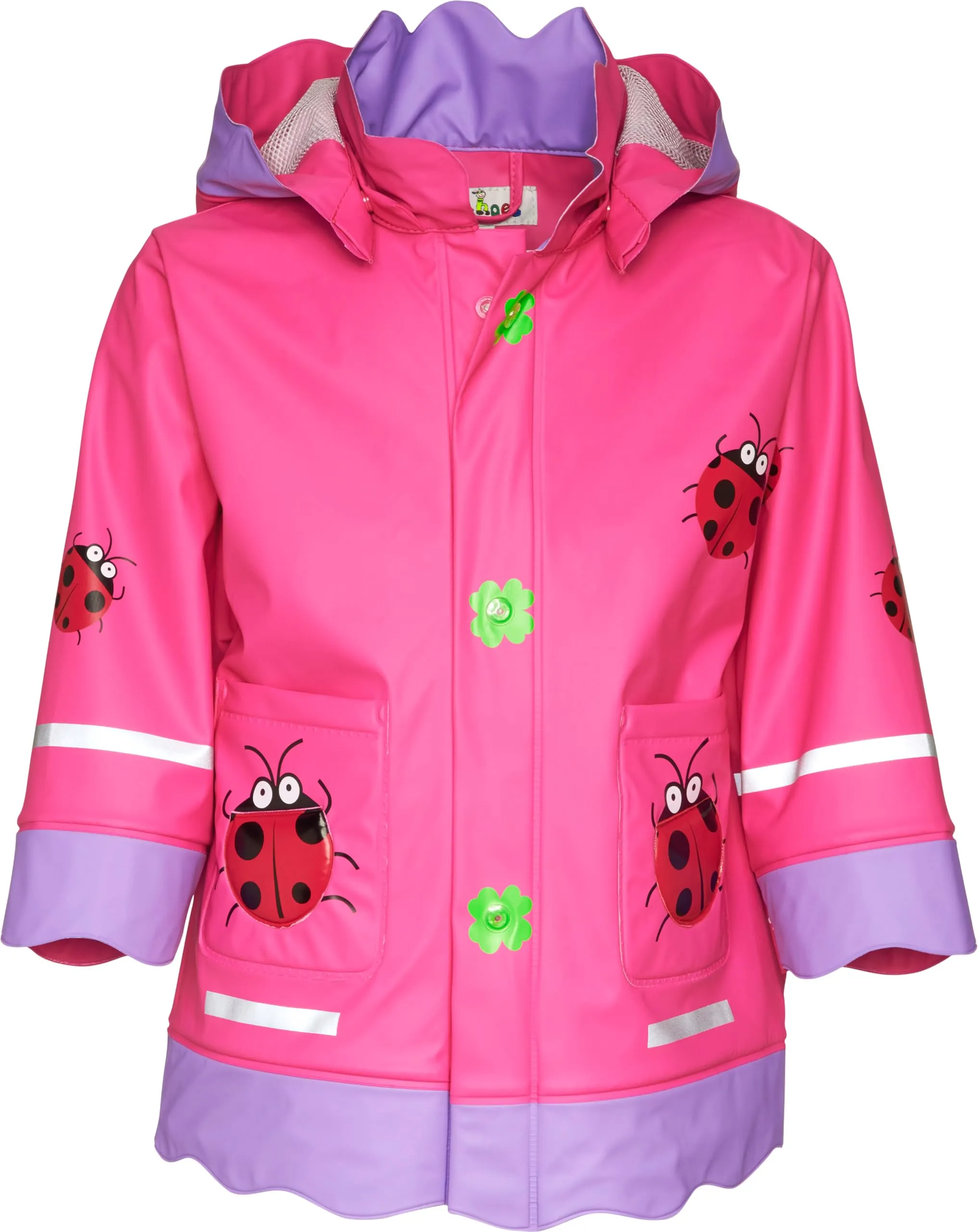 Playshoes Giacca da pioggia Unisex per Bambini e Ragazzi, Scarabeo Fortunato, 80 - immagine 1