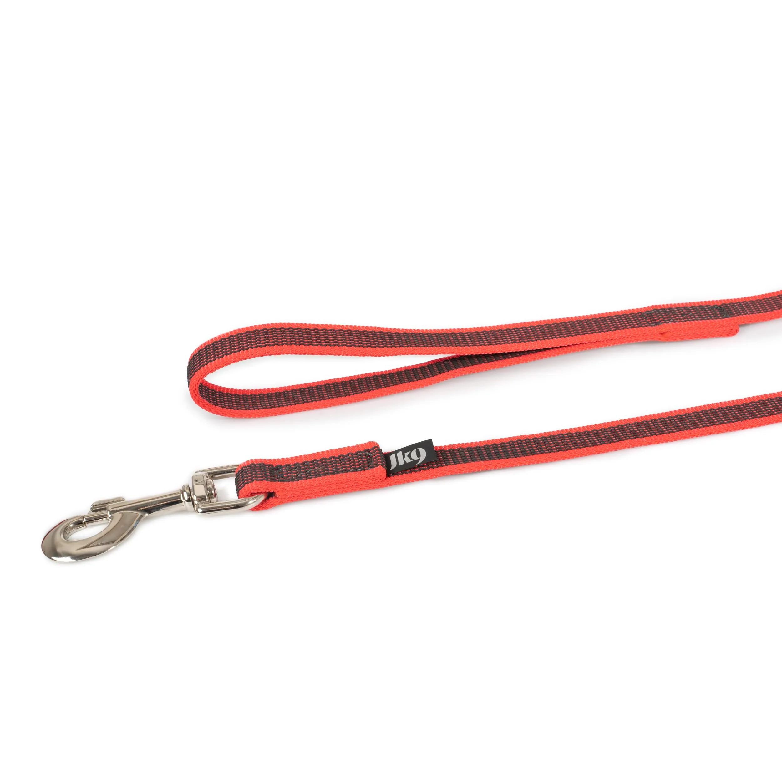 Julius-K9 Color & Gray Super Presa Guinzaglio Con Manico, 20 mm x 10 m, Rosso - immagine 4
