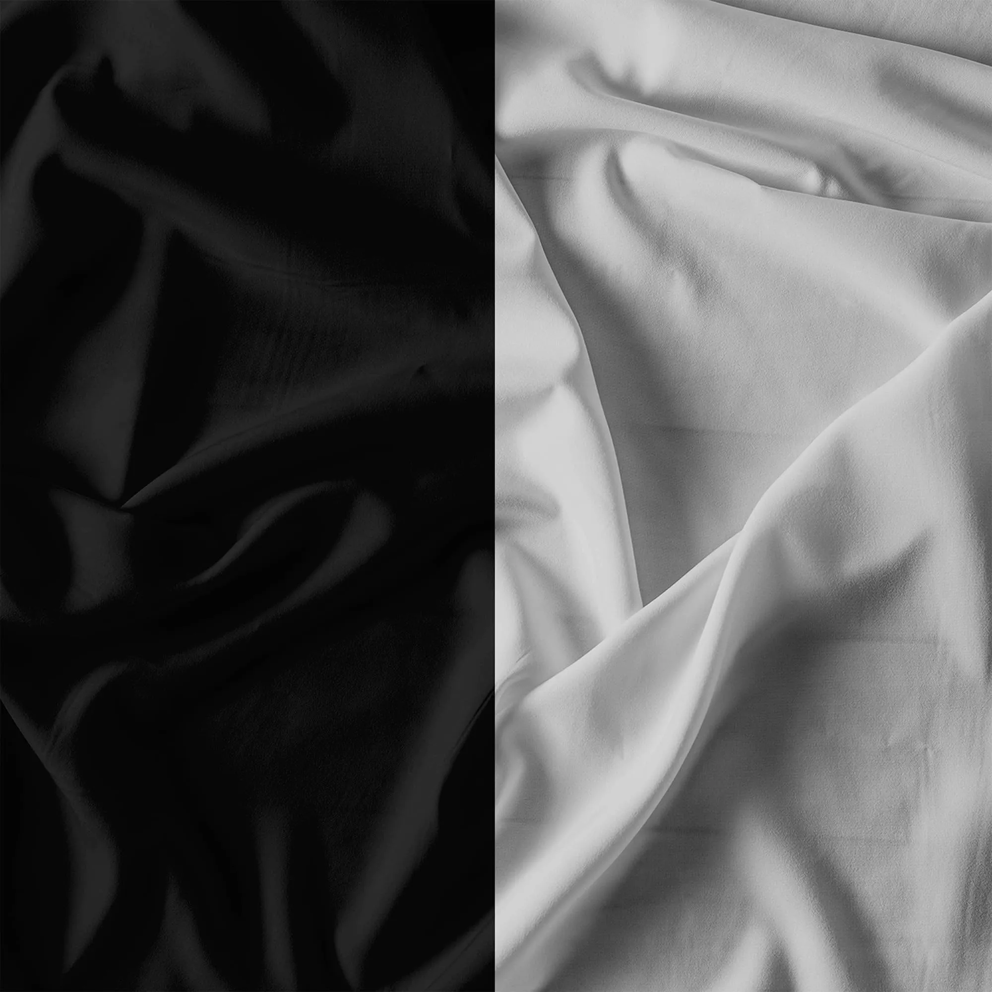 Italian Bed Linen Set Copripiumino 100% Cotone, Singolo, 150x200 cm, Nero/Grigio Chiaro - immagine 12