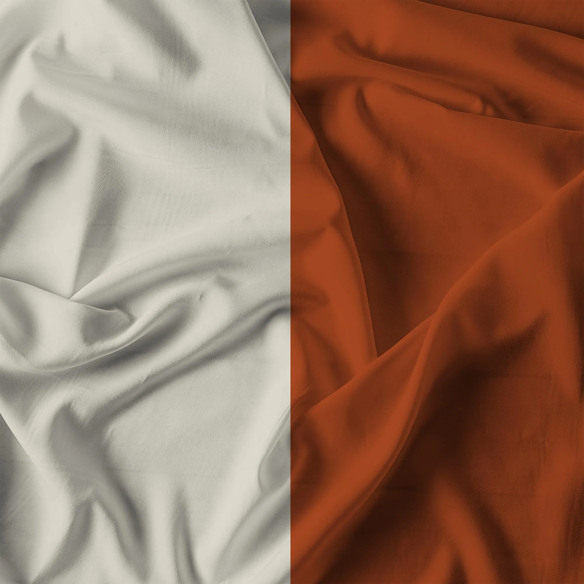 Italian Bed Linen Set Copripiumino 100% Cotone, 200x200 cm, Piazza e Mezza, Terra/Panna - immagine 12