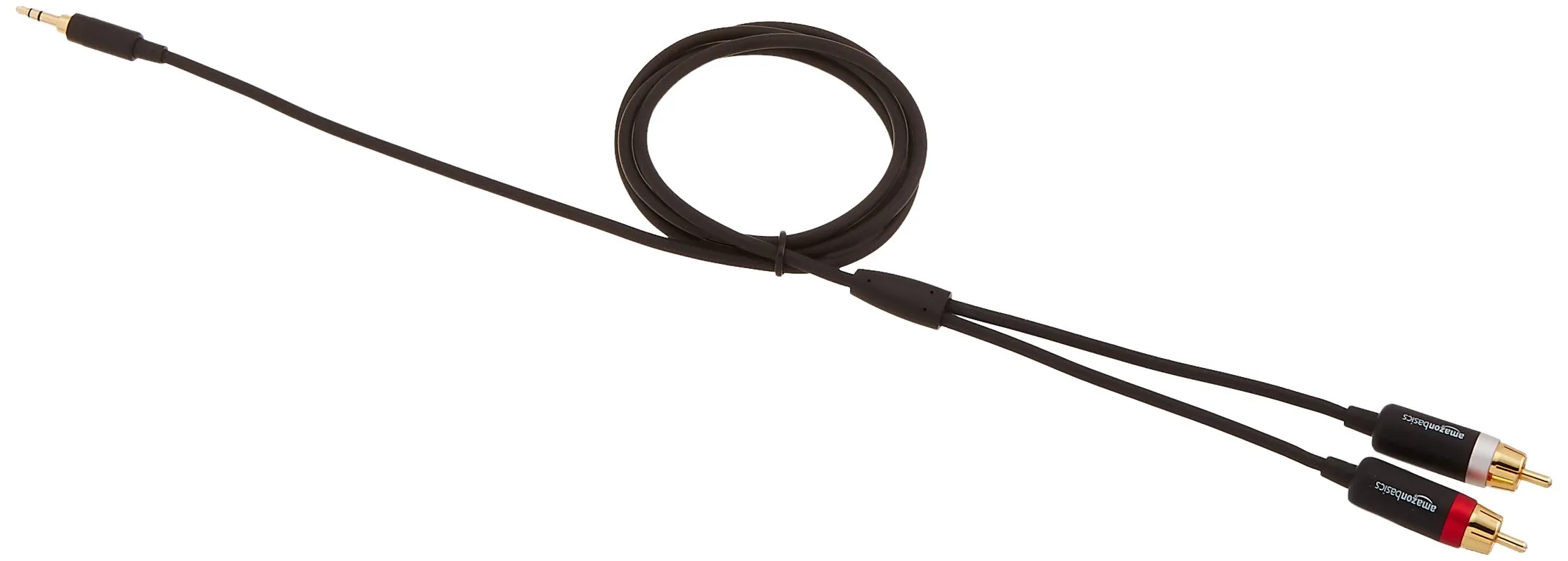 Amazon Basics Cavo Adattatore Aux 3,5mm a 2 RCA, 1.2 m, Nero - immagine 4