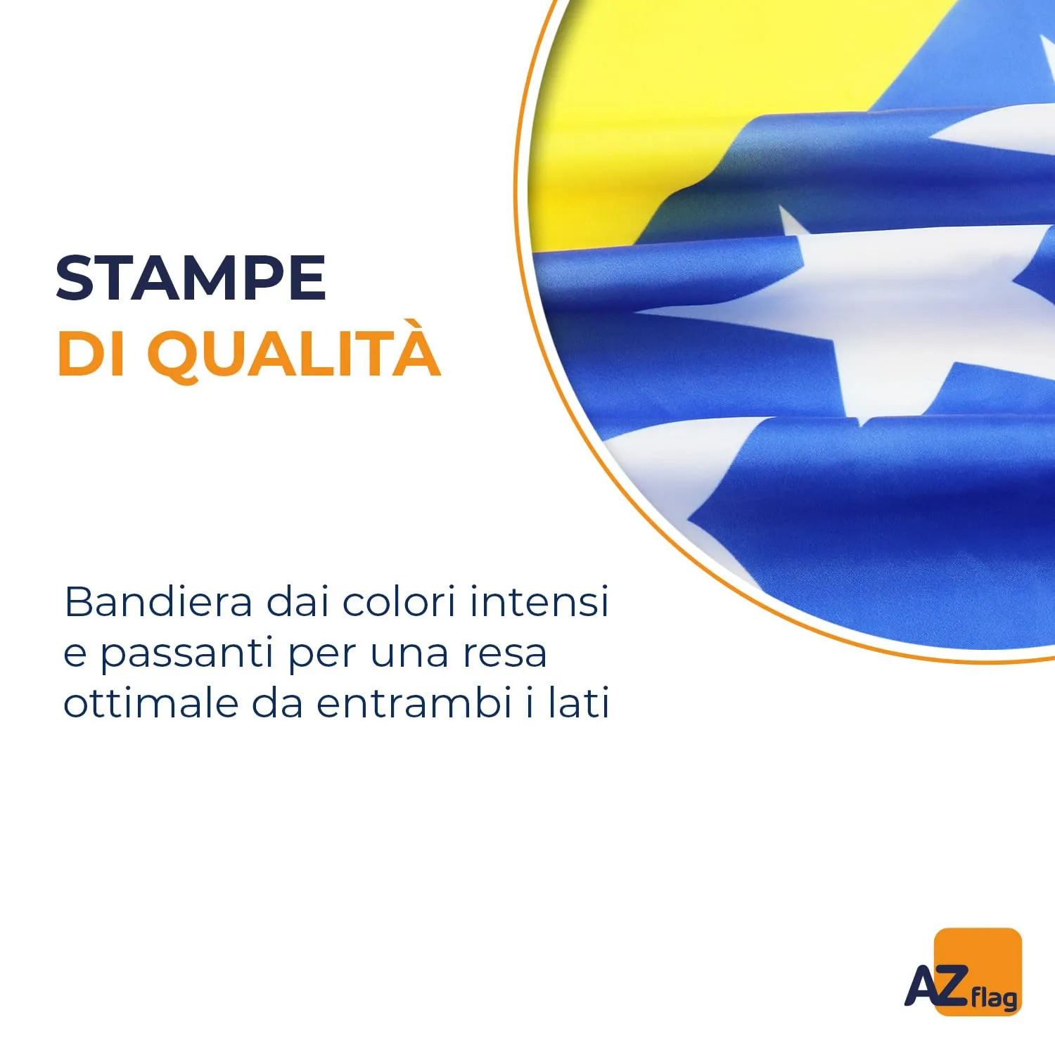 AZ FLAG Bandiera Bosnia ed Erzegovina 150x90 cm con 2 Occhielli - immagine 3