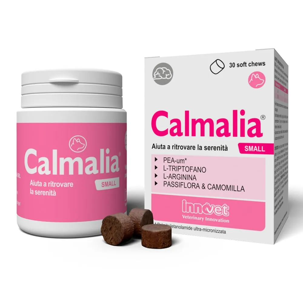 Innovet Calmalia 30 Soft Chews for Small Dogs with Pea-um and L-Tryptophan - immagine 1