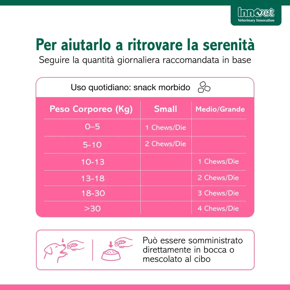 Innovet Calmalia per Cani Medi e Grandi, 30 compresse - immagine 7