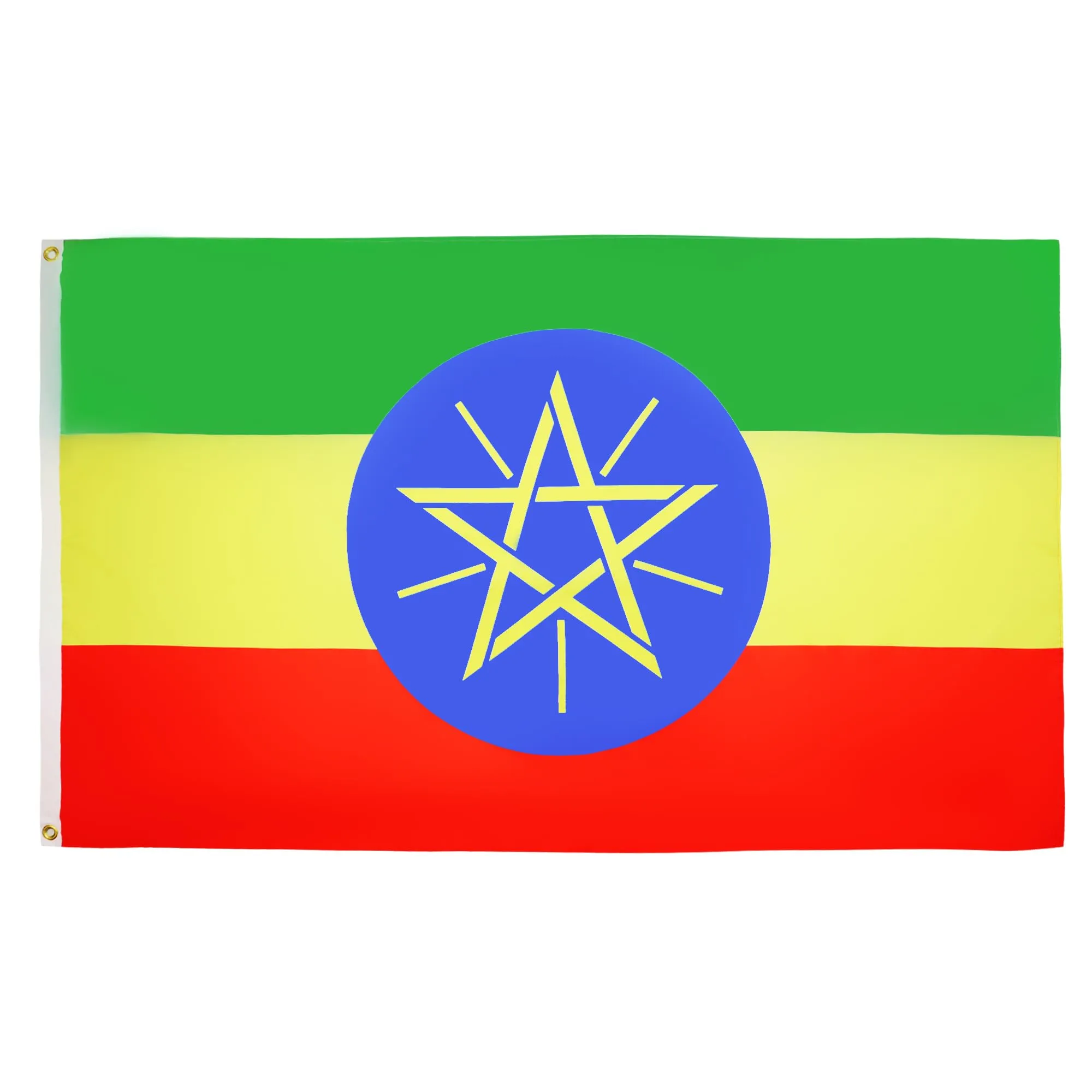 AZ FLAG Bandiera Etiopia 150x90 cm Poliestere Leggero con 2 Occhielli - immagine 1