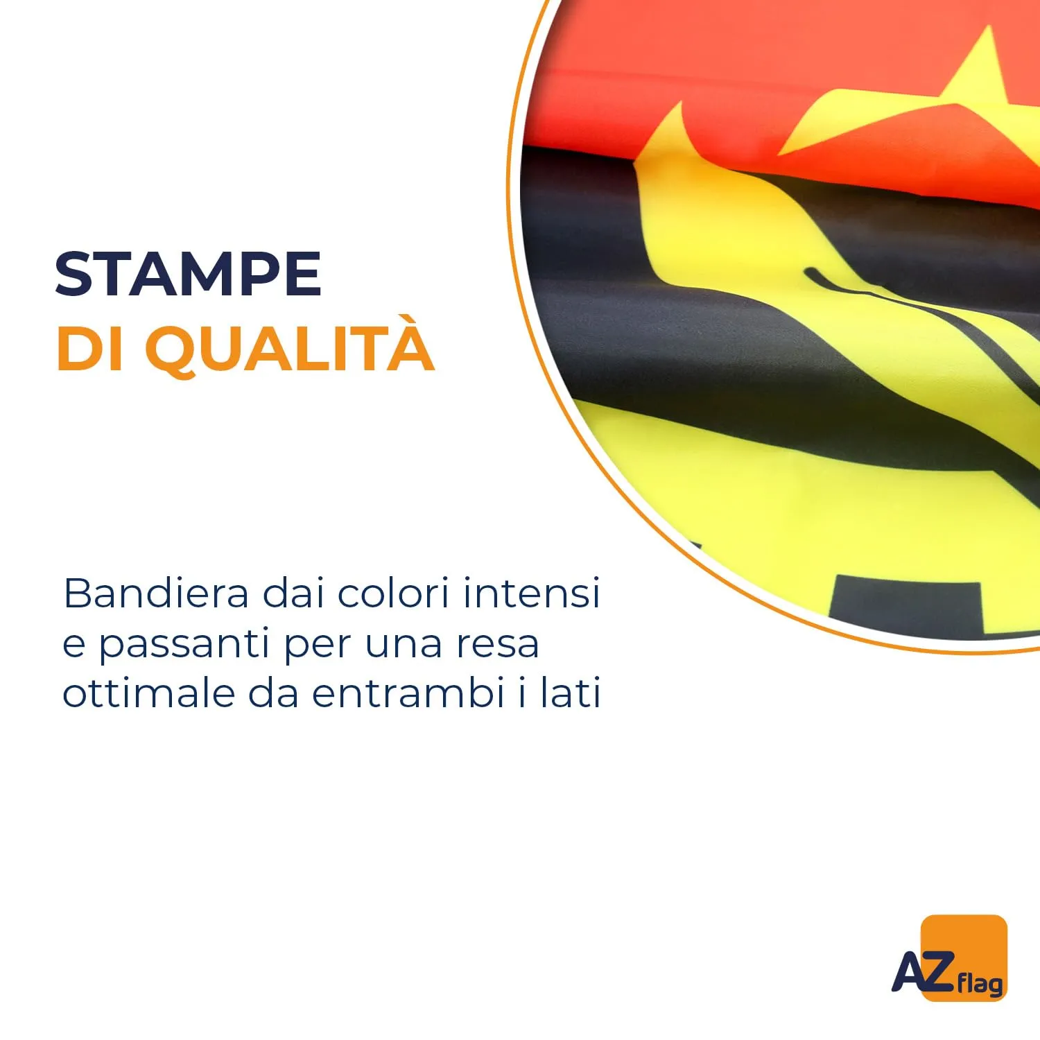 AZ FLAG Bandiera Angola 150x90 cm Poliestere Leggero con 2 Occhielli - immagine 3