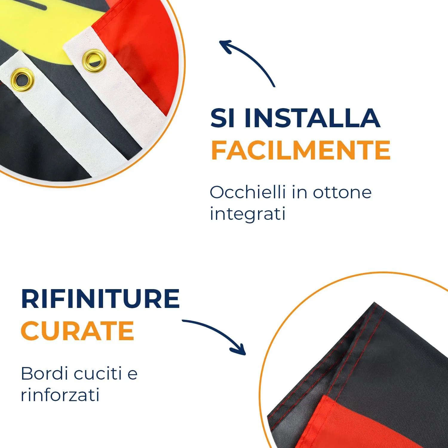 AZ FLAG Bandiera Angola 150x90 cm Poliestere Leggero con 2 Occhielli - immagine 4