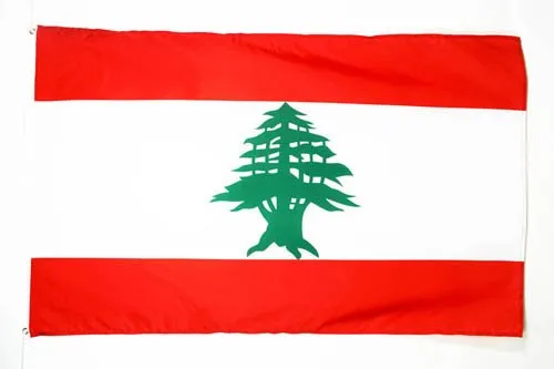 AZ FLAG Bandiera Libano 150x90 cm in Poliestere leggero con 2 Occhielli - immagine 4