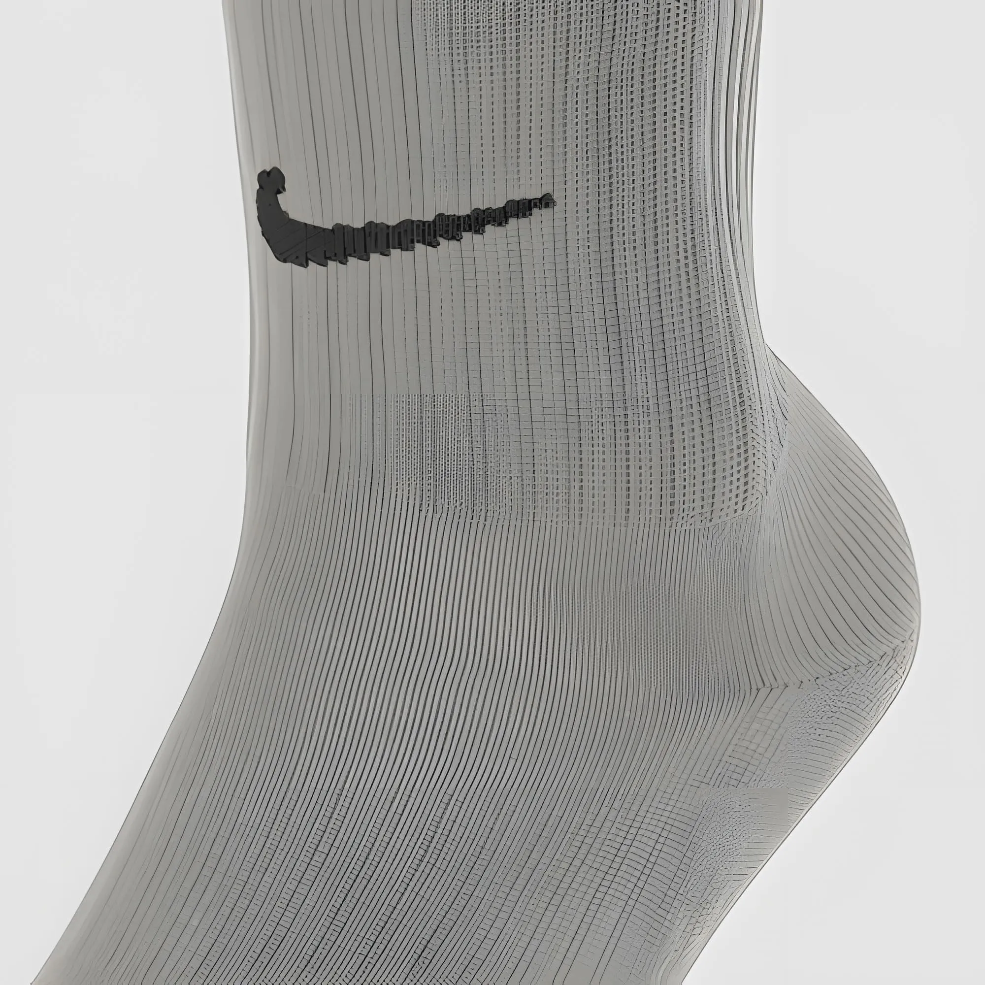 Nike Classic II Cushion OTC Socks, Pewter Grey/Black, S - immagine 2