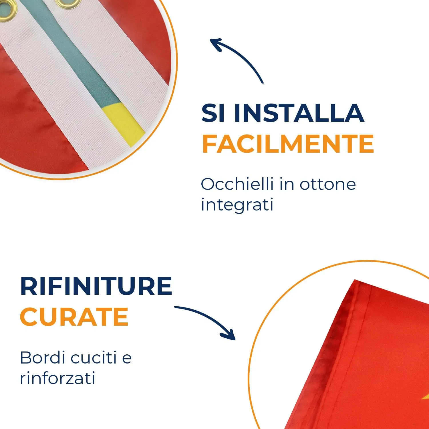 AZ FLAG Bandiera Grenada 150x90 cm in Poliestere leggero con Occhielli - immagine 4