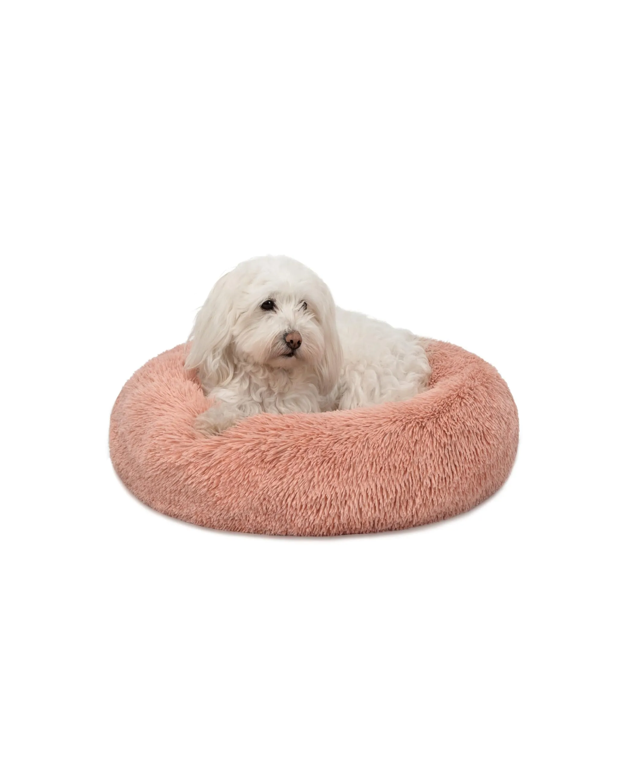 lionto Cuccia Ciambella per Cani e Gatti, Rotonda, Ø 50 cm, Rosa - immagine 1