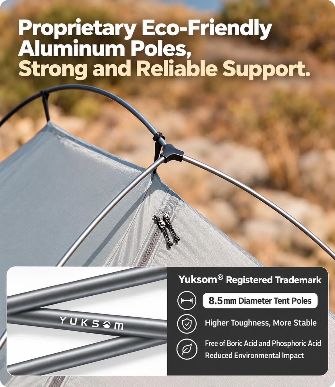 Naturehike Cloud Up Tenda da Campeggio Autoportante 2 Persone, Nylon Doppio Strato, Poliestere 210T Verde Chiaro - immagine 4