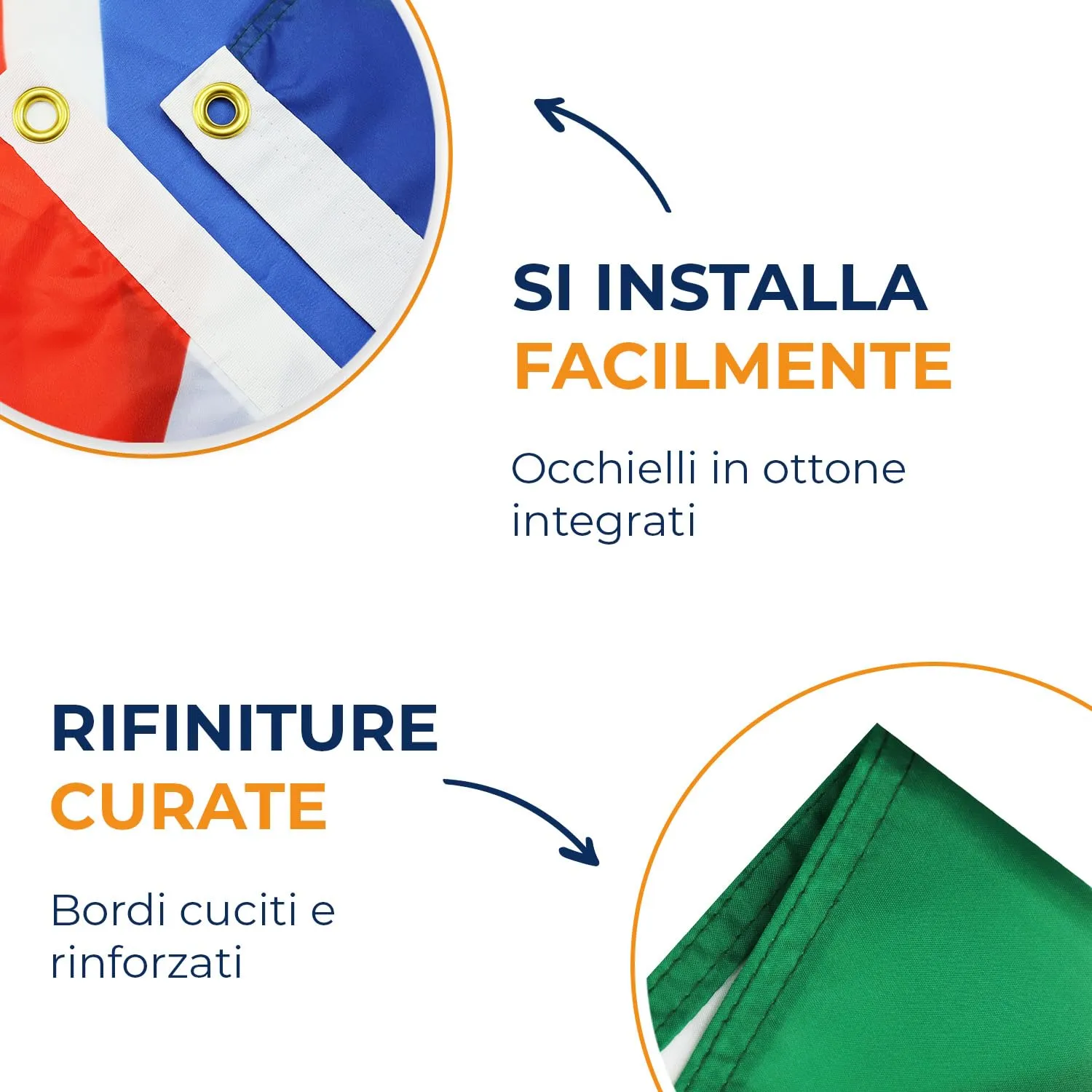 AZ FLAG Bandiera Namibia 150x90 cm in Poliestere leggero con 2 Occhielli - immagine 4