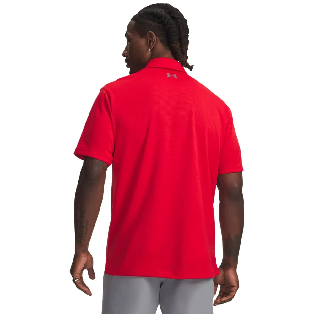 Under Armour Tech Polo Uomo, Rosso (Red/Graphite 600), 3XL - immagine 5