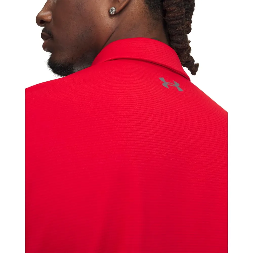 Under Armour Tech Polo Uomo, Rosso (Red/Graphite 600), 3XL - immagine 6
