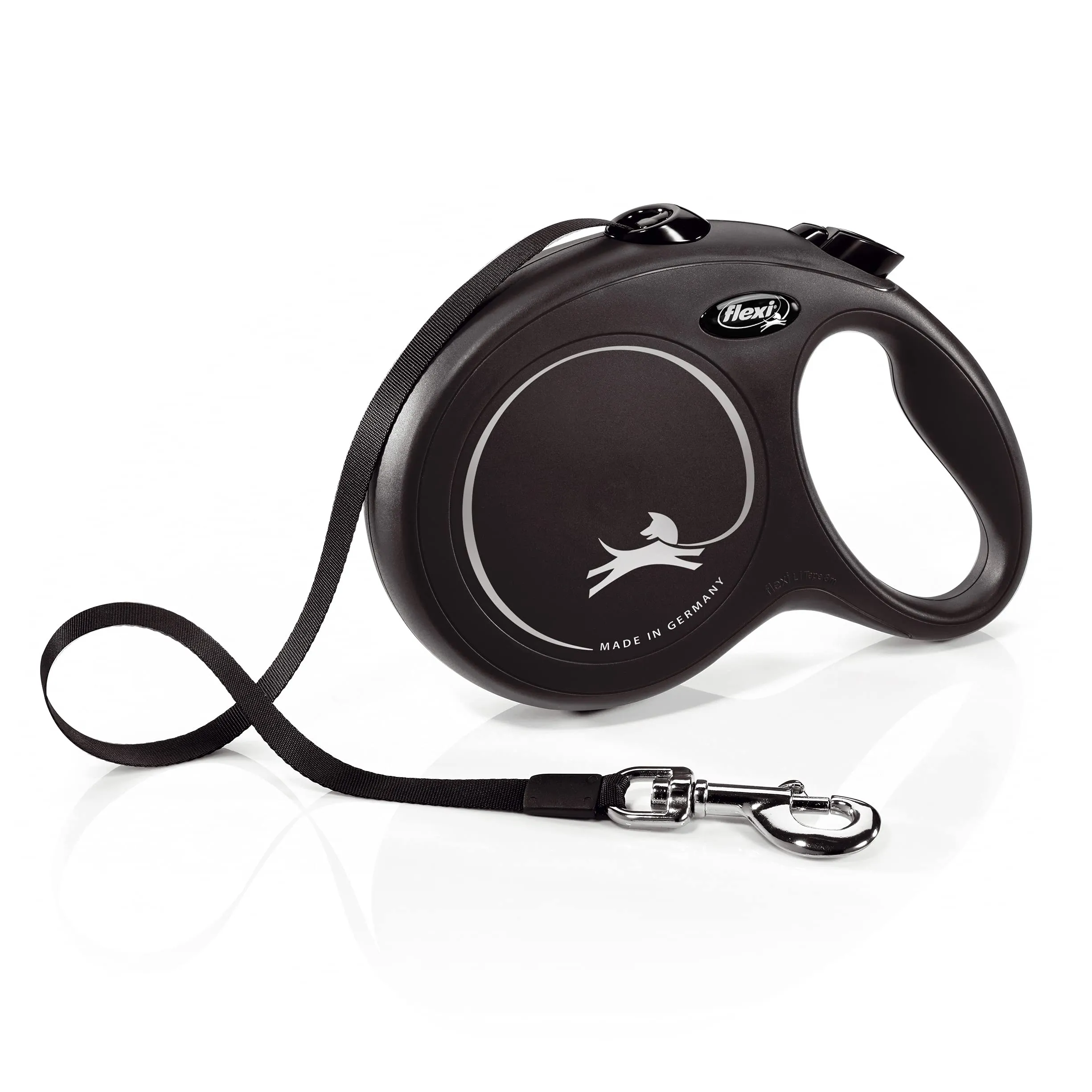 flexi New Classic L 8 m Nero per cani fino a 50 kg - immagine 1