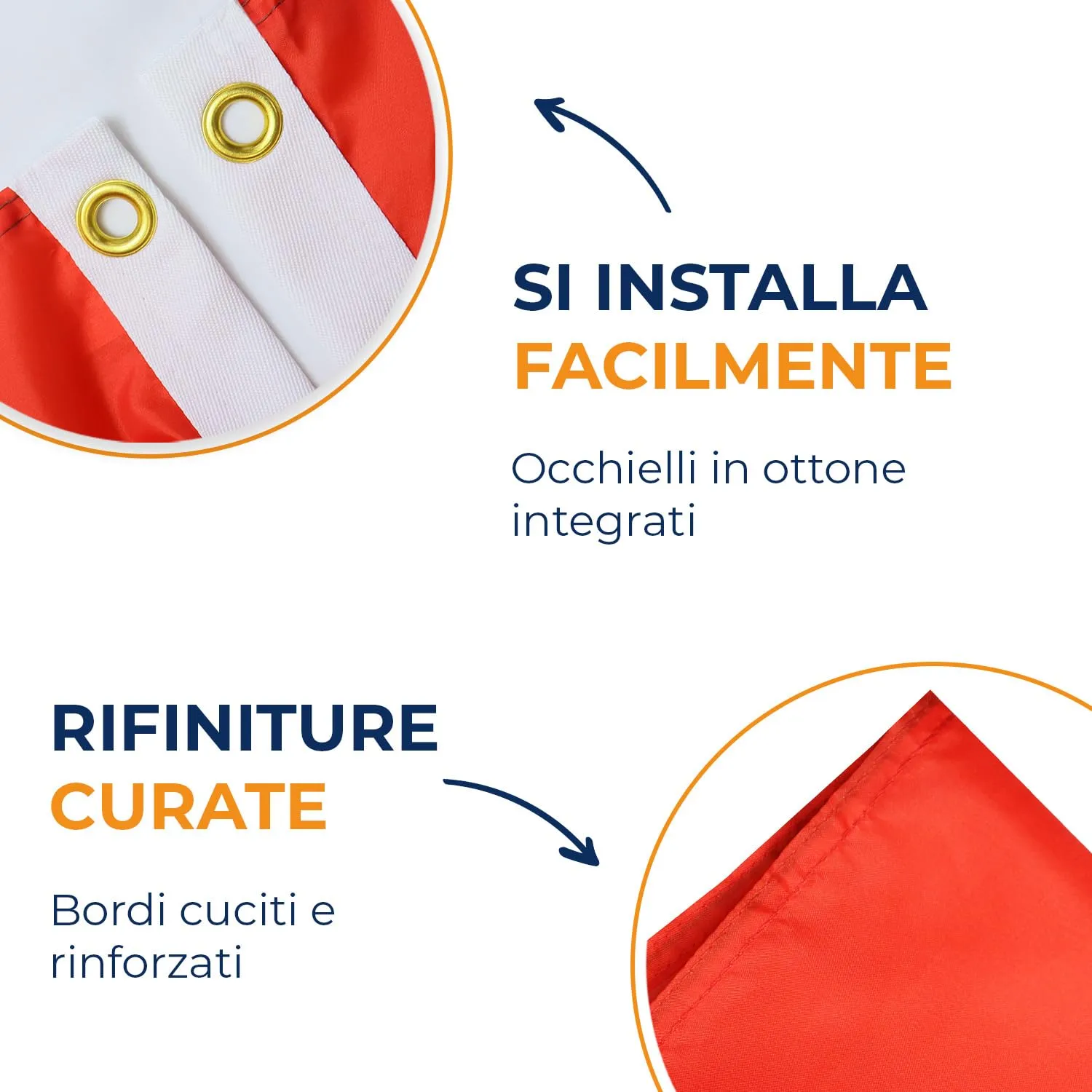 AZ FLAG Bandiera Slovacchia 150x90 cm Poliestere Leggero con Occhielli - immagine 4