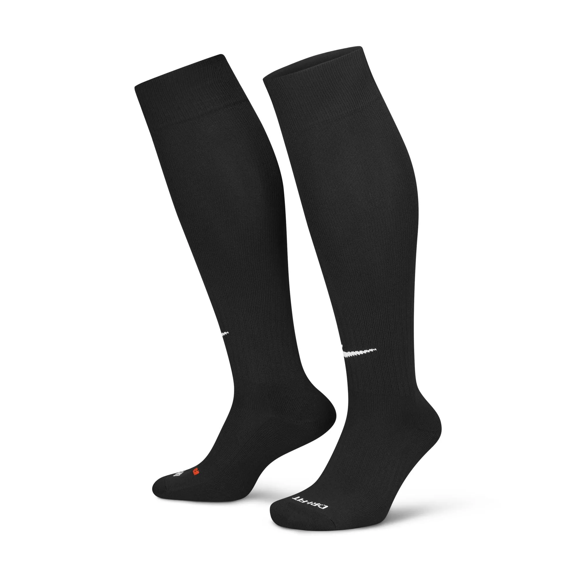 Nike Classic II Cushion Over-The-Calf Football Socks, Black/White, L - immagine 1