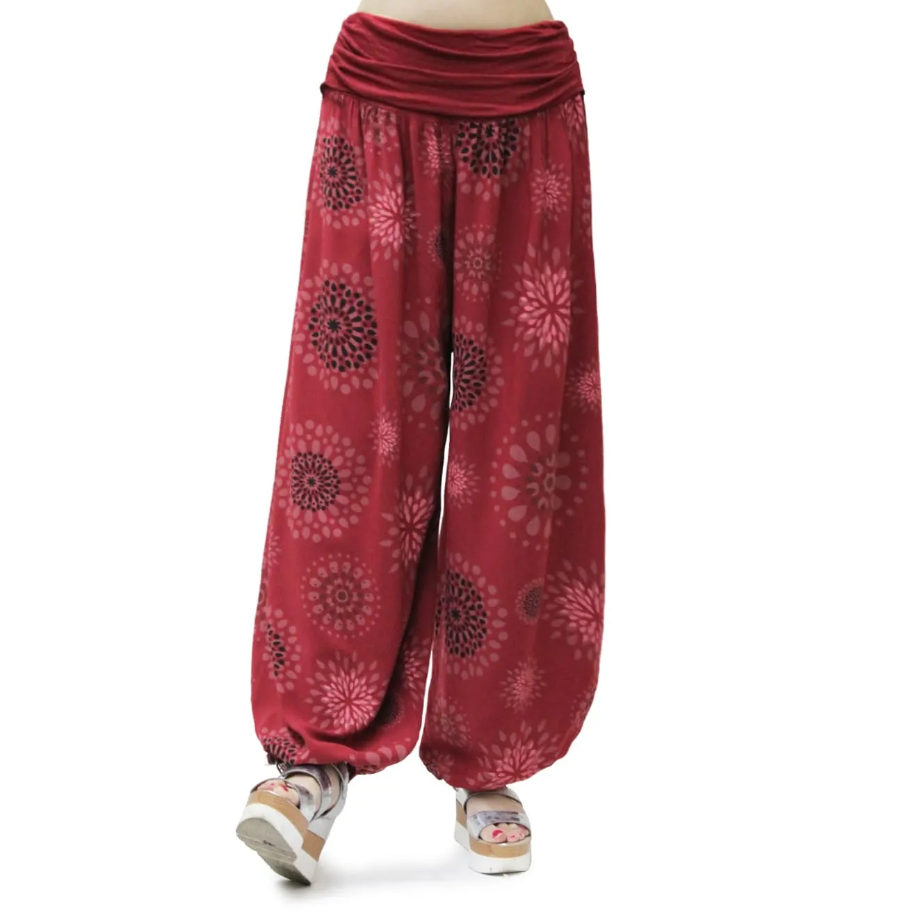 GLAMEXX24 Pantaloni Harem Donna Casual con Tasche per Yoga, Danza e Pilates - immagine 1