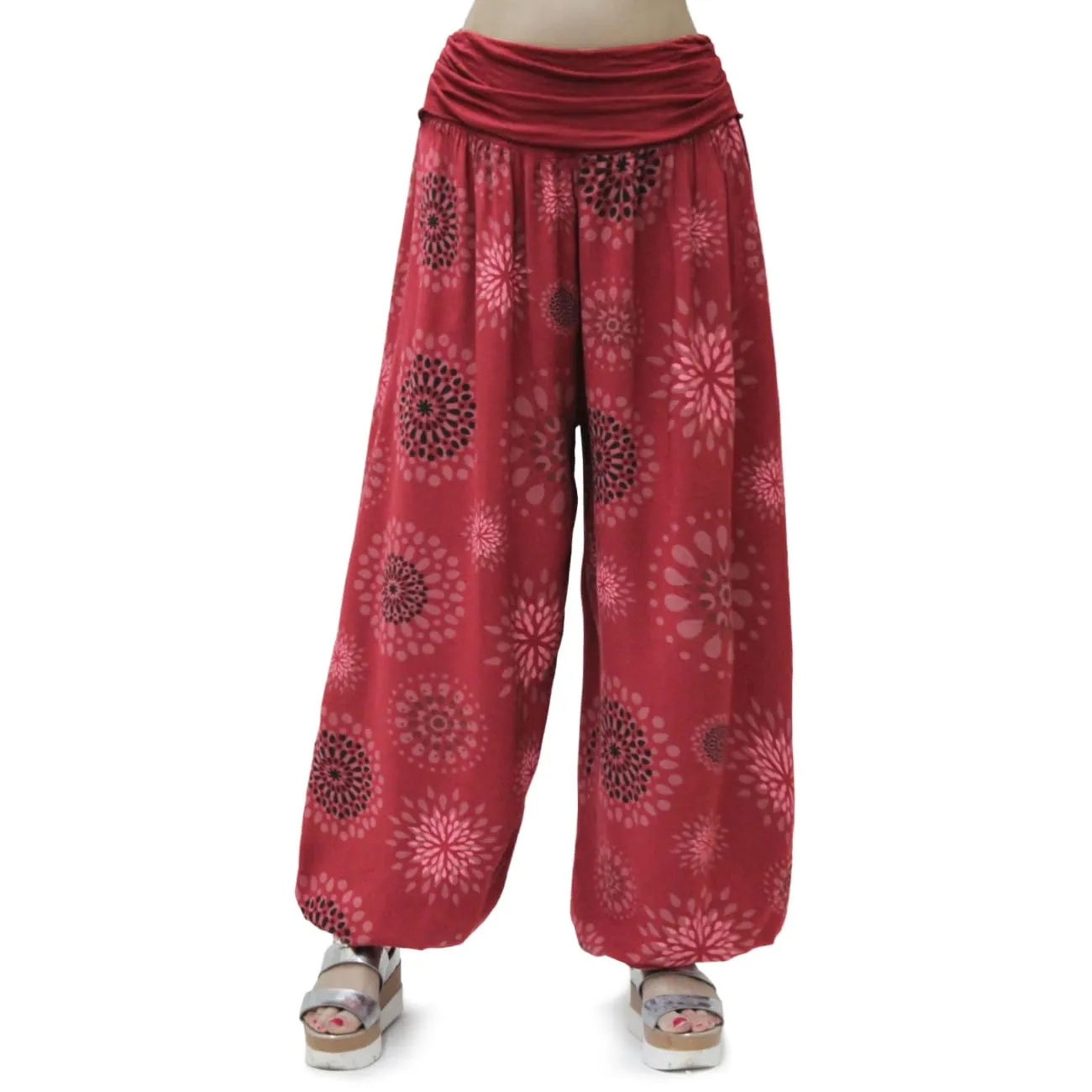 GLAMEXX24 Pantaloni Harem Donna Casual con Tasche per Yoga, Danza e Pilates - immagine 5