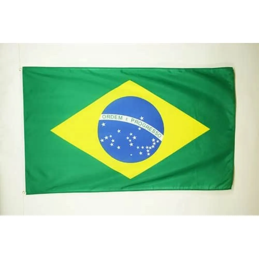 AZ FLAG Bandiera Brasile 150x90 cm Poliestere 100D con Occhielli - immagine 4