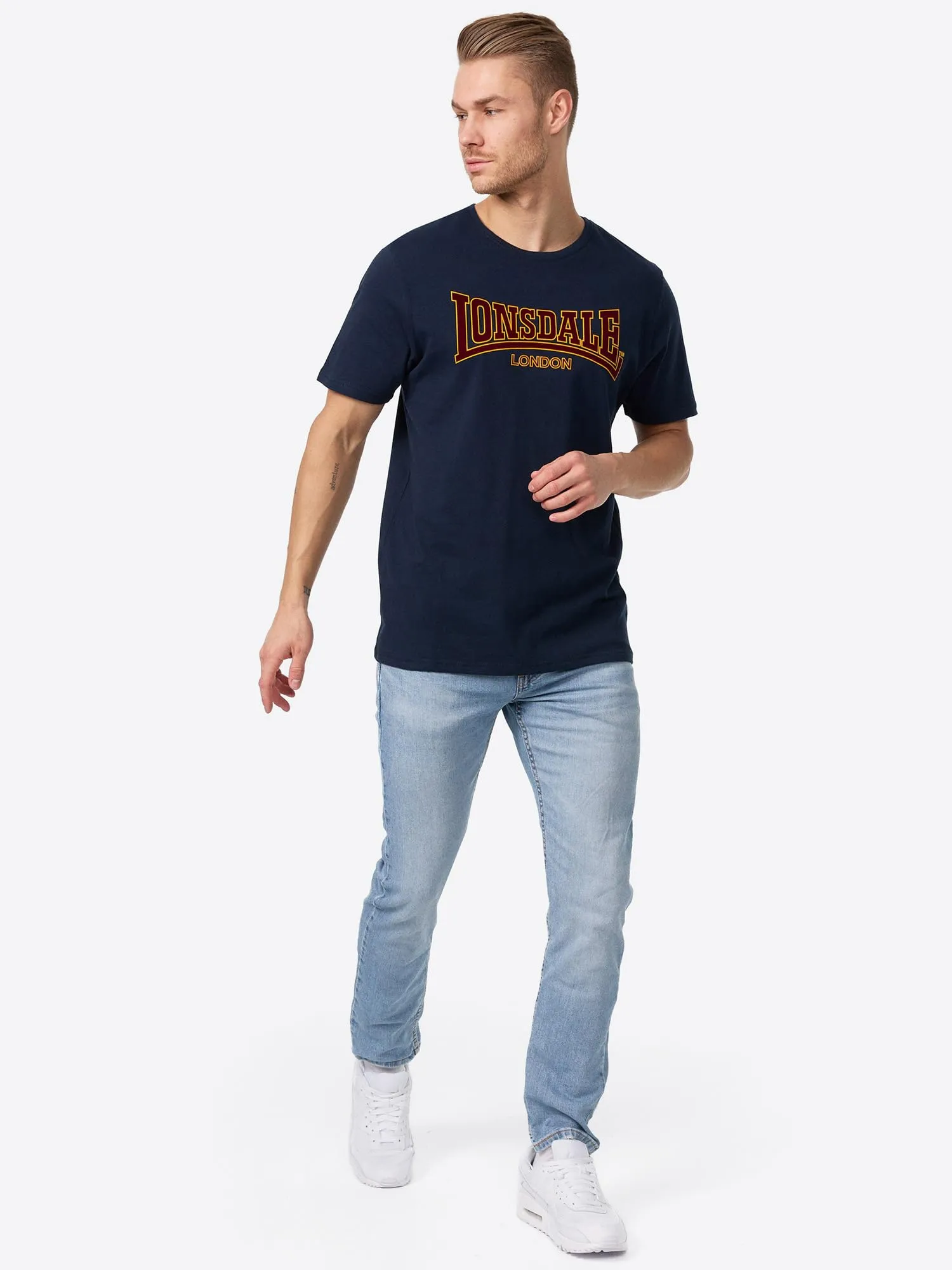 Lonsdale Classic Short Sleeve T-Shirt - Blu - 3XL - immagine 2