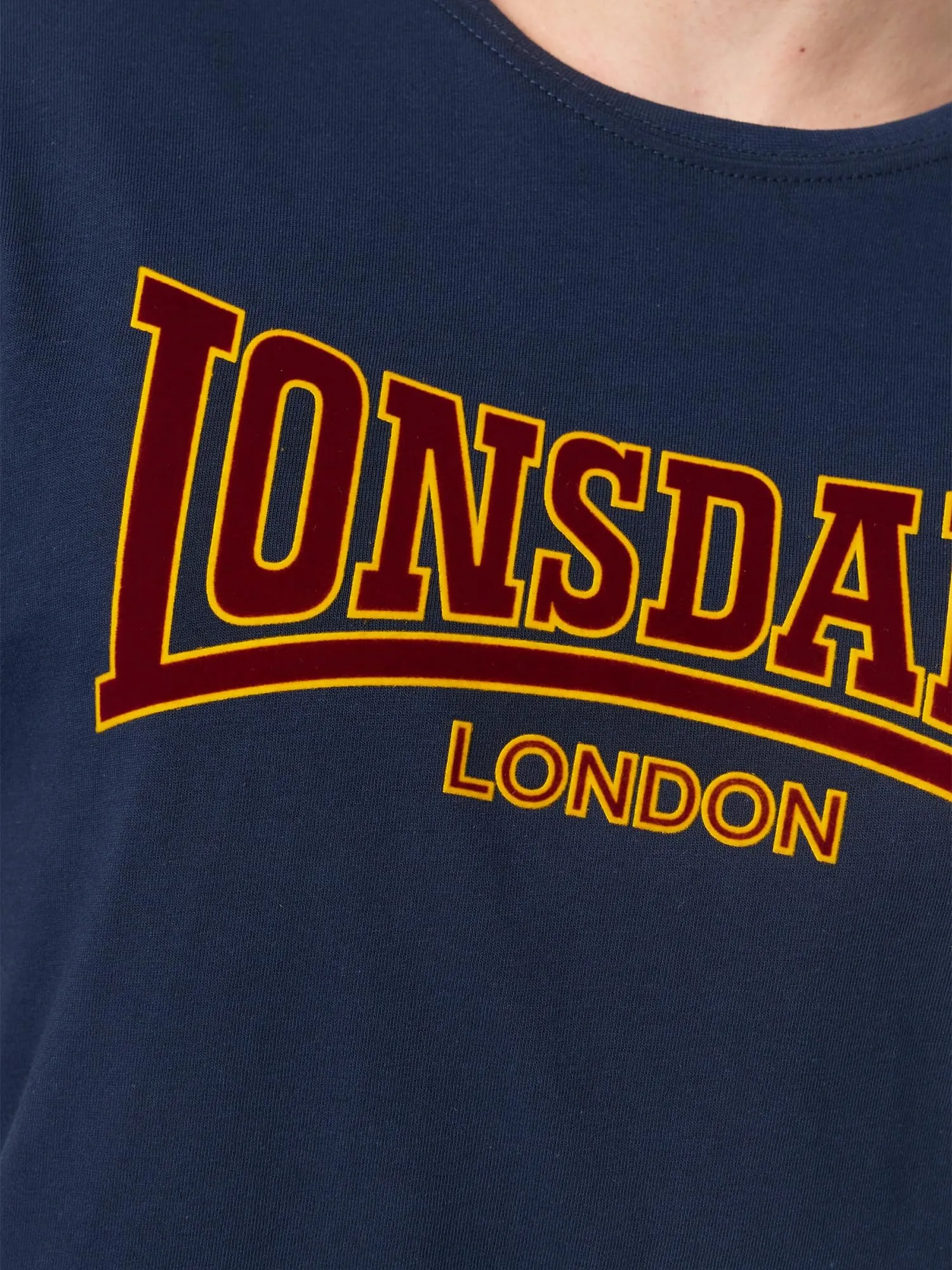 Lonsdale Classic Short Sleeve T-Shirt - Blu - 3XL - immagine 5