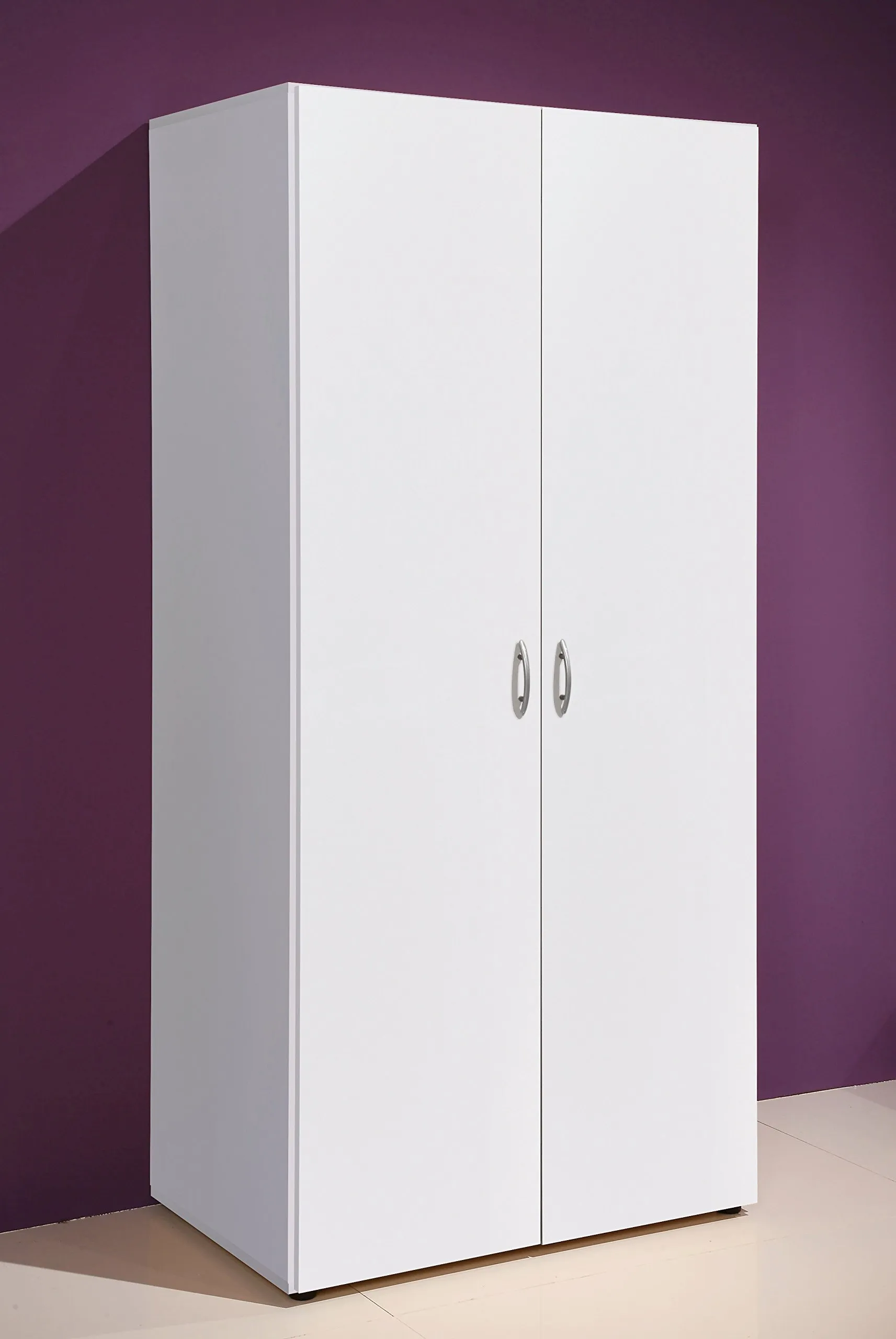 Avanti Trendstore Armadio Balu 2, 2 ante, Bianco, 81x177x52cm - immagine 2