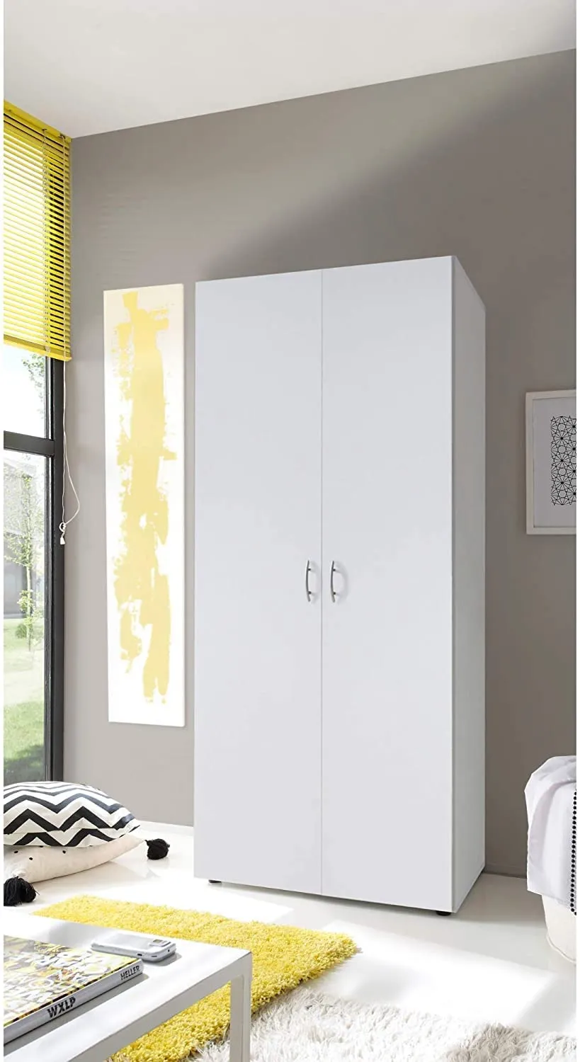 Avanti Trendstore Armadio Balu 2, 2 ante, Bianco, 81x177x52cm - immagine 5