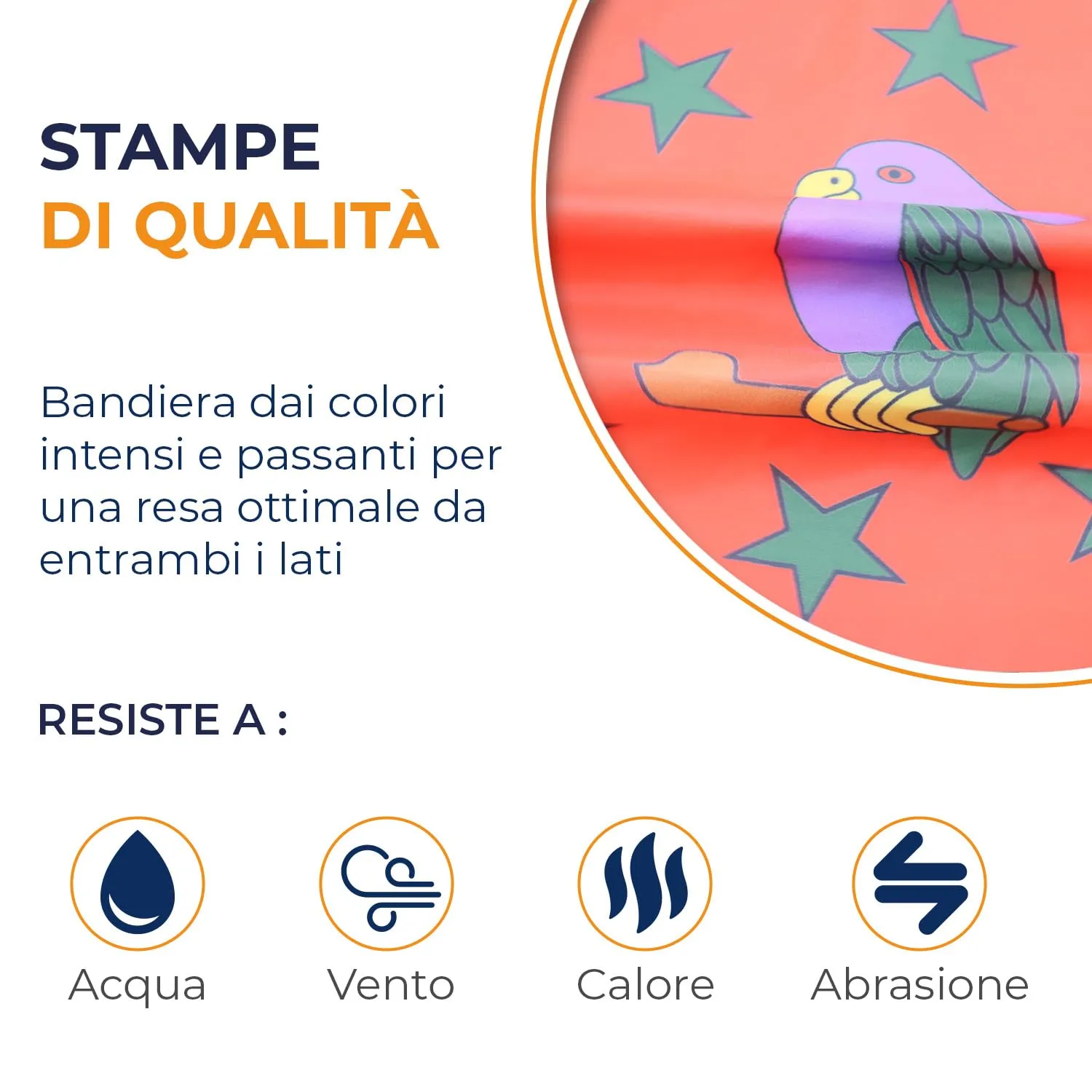 AZ FLAG Bandiera Dominica 150x90 cm Poliestere 100D con 2 Occhielli - immagine 3