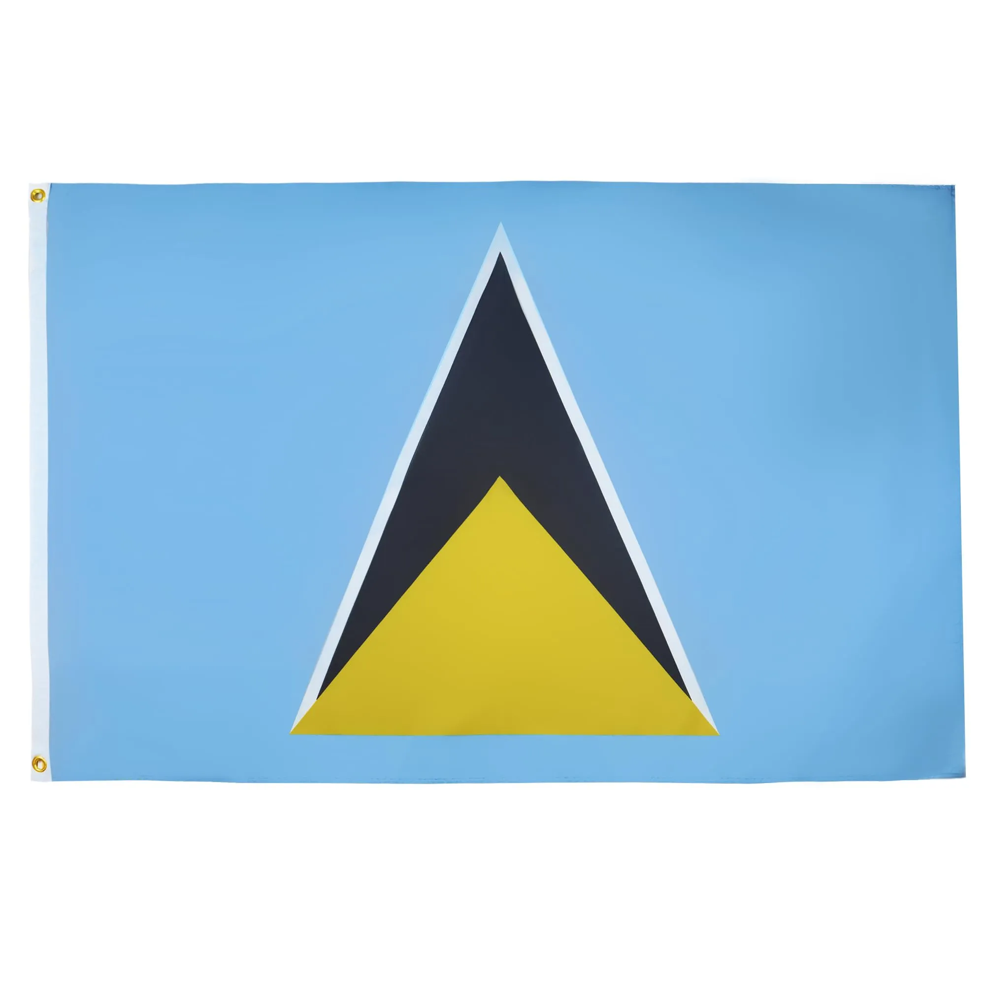 AZ FLAG Bandiera Santa Lucia 150x90 cm Poliestere 100D 2 Occhielli - immagine 1