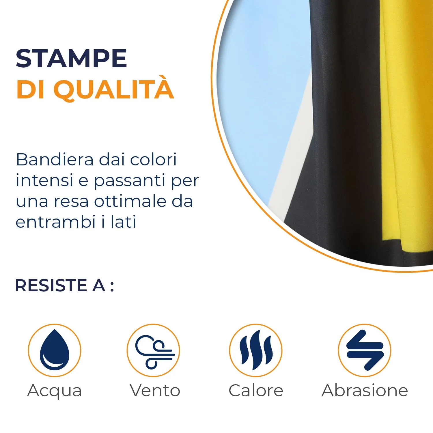 AZ FLAG Bandiera Santa Lucia 150x90 cm Poliestere 100D 2 Occhielli - immagine 3