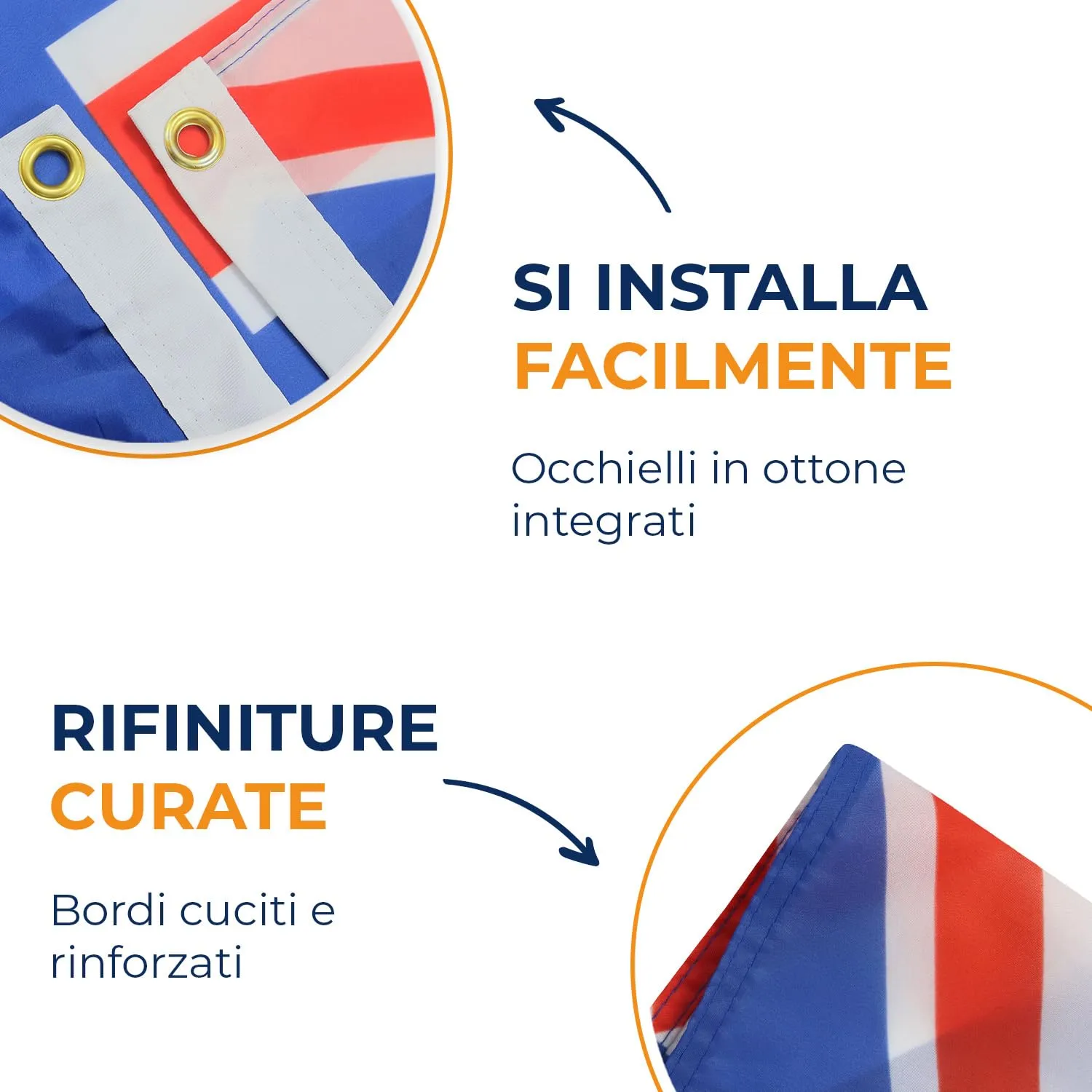 AZ FLAG Bandiera Isole Vergini britanniche 150x90 cm - immagine 4