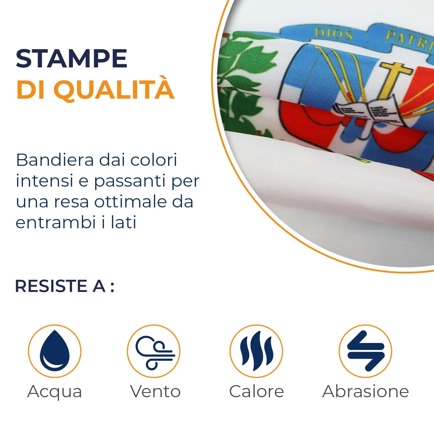 AZ FLAG Bandiera Repubblica Dominicana 150x90 cm - immagine 3