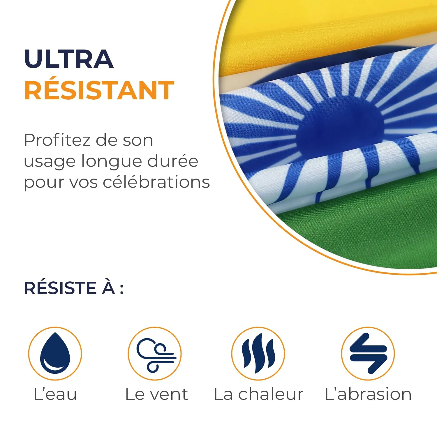 AZ FLAG Bandiera India 150x90cm - immagine 3