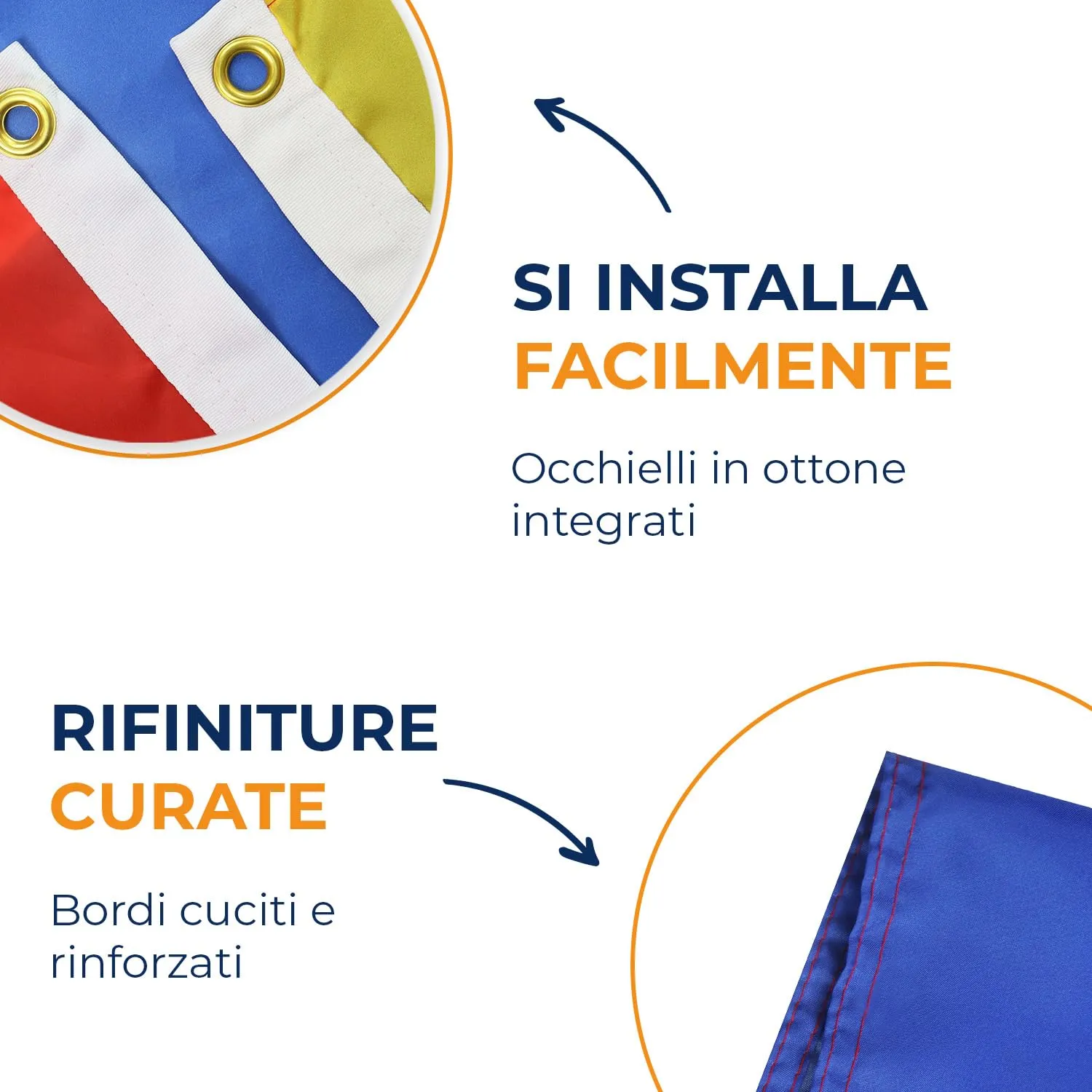 AZ FLAG Bandiera Colombia 150x90 cm Poliestere 100D con 2 Occhielli - immagine 4