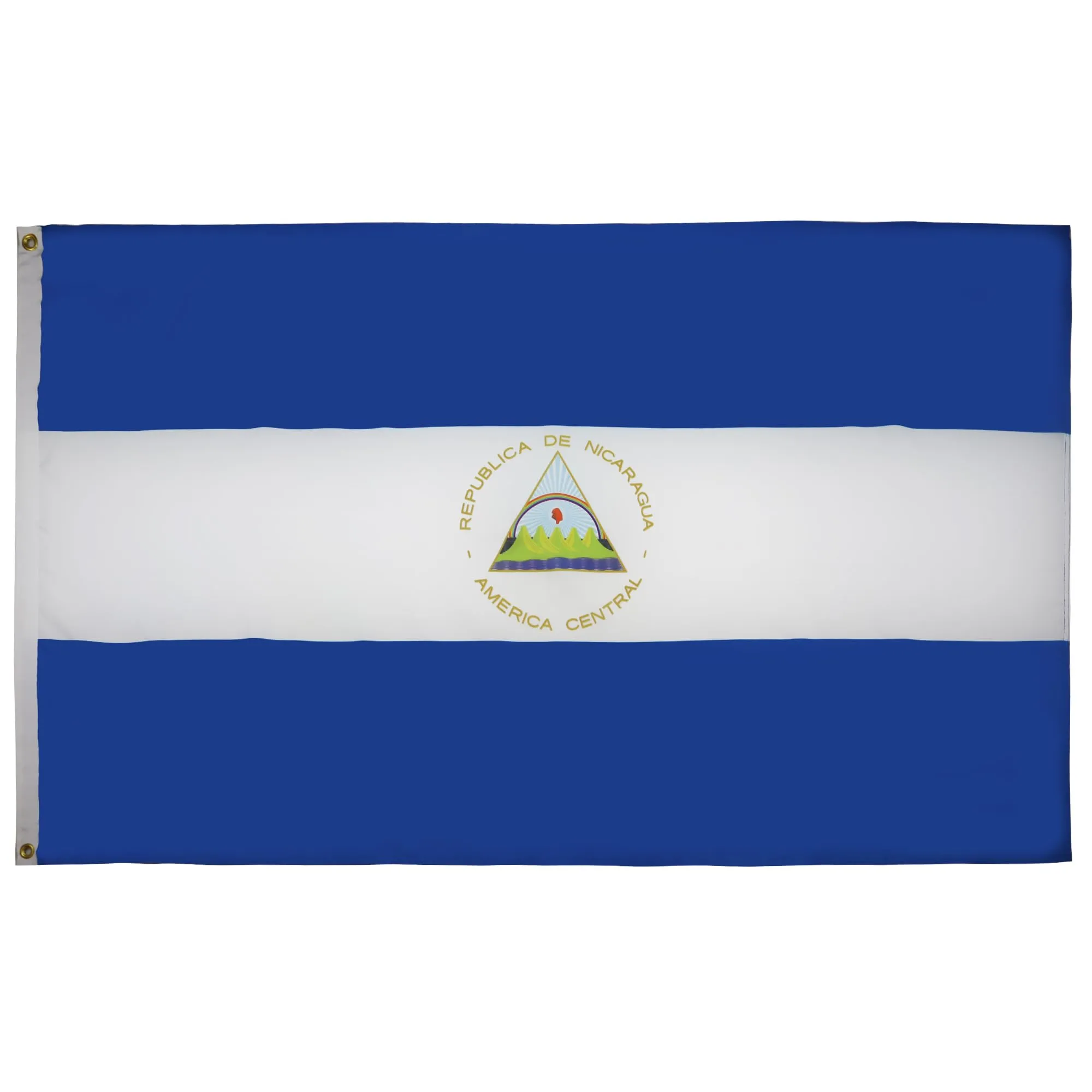 AZ FLAG Bandiera Nicaragua 150x90 cm Poliestere 100D 2 Occhielli - immagine 1