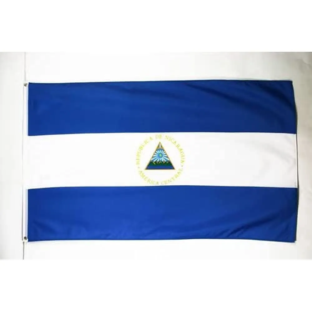 AZ FLAG Bandiera Nicaragua 150x90 cm Poliestere 100D 2 Occhielli - immagine 4