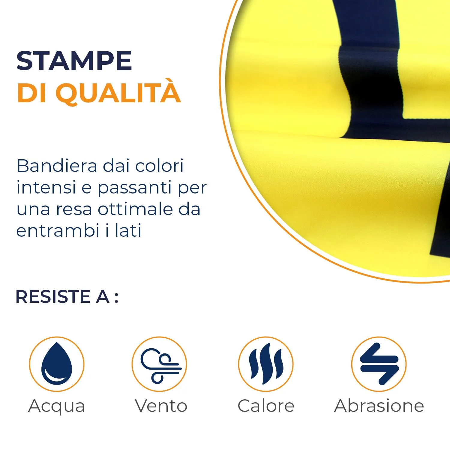 AZ FLAG Bandiera Barbados 150x90 cm Poliestere 100D con 2 Occhielli - immagine 3