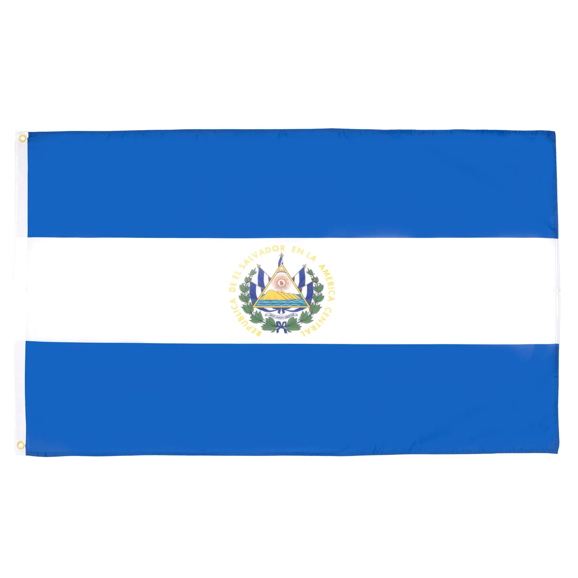 AZ FLAG Bandiera Salvador 150x90 cm Poliestere 100D 2 Occhielli - immagine 1