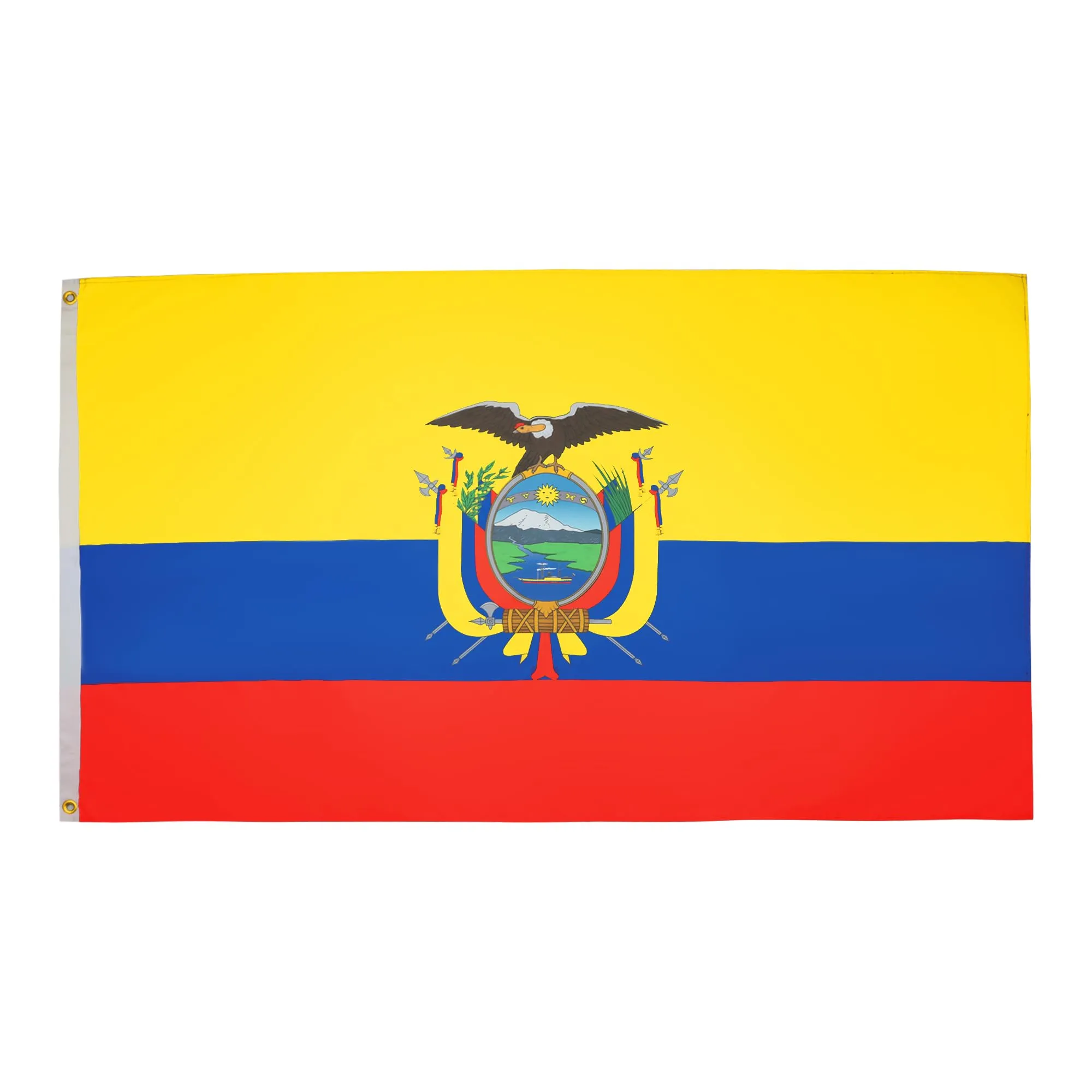 AZ FLAG Bandiera Ecuador 150x90 cm Poliestere 100D - immagine 1