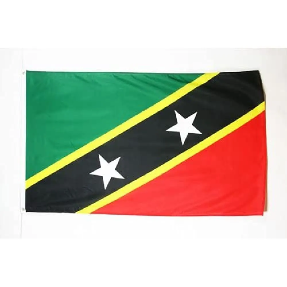 AZ FLAG Bandiera Saint Kitts e Nevis 150x90 cm Poliestere 100D - immagine 4