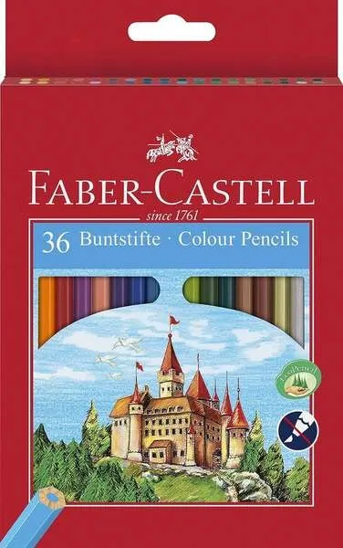 Faber-Castell Set di matite colorate Castle, 36 pezzi - immagine 1