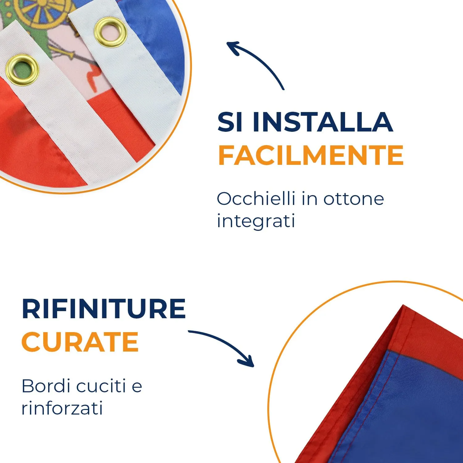 AZ FLAG Bandiera Haiti 150x90 cm Poliestere 100D con 2 Occhielli - immagine 4