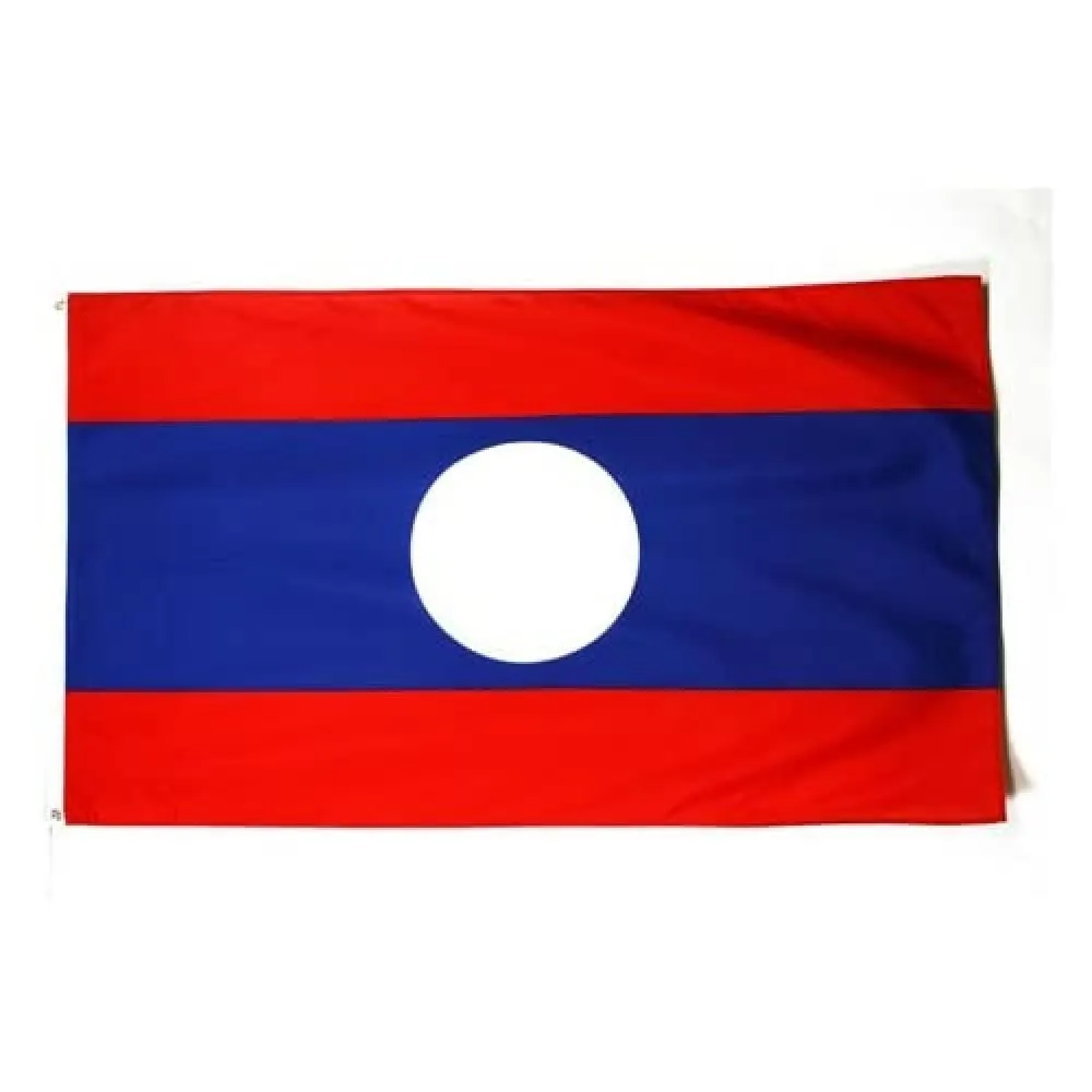 AZ FLAG Bandiera Laos 150x90 cm Poliestere 100D con 2 Occhielli - immagine 4