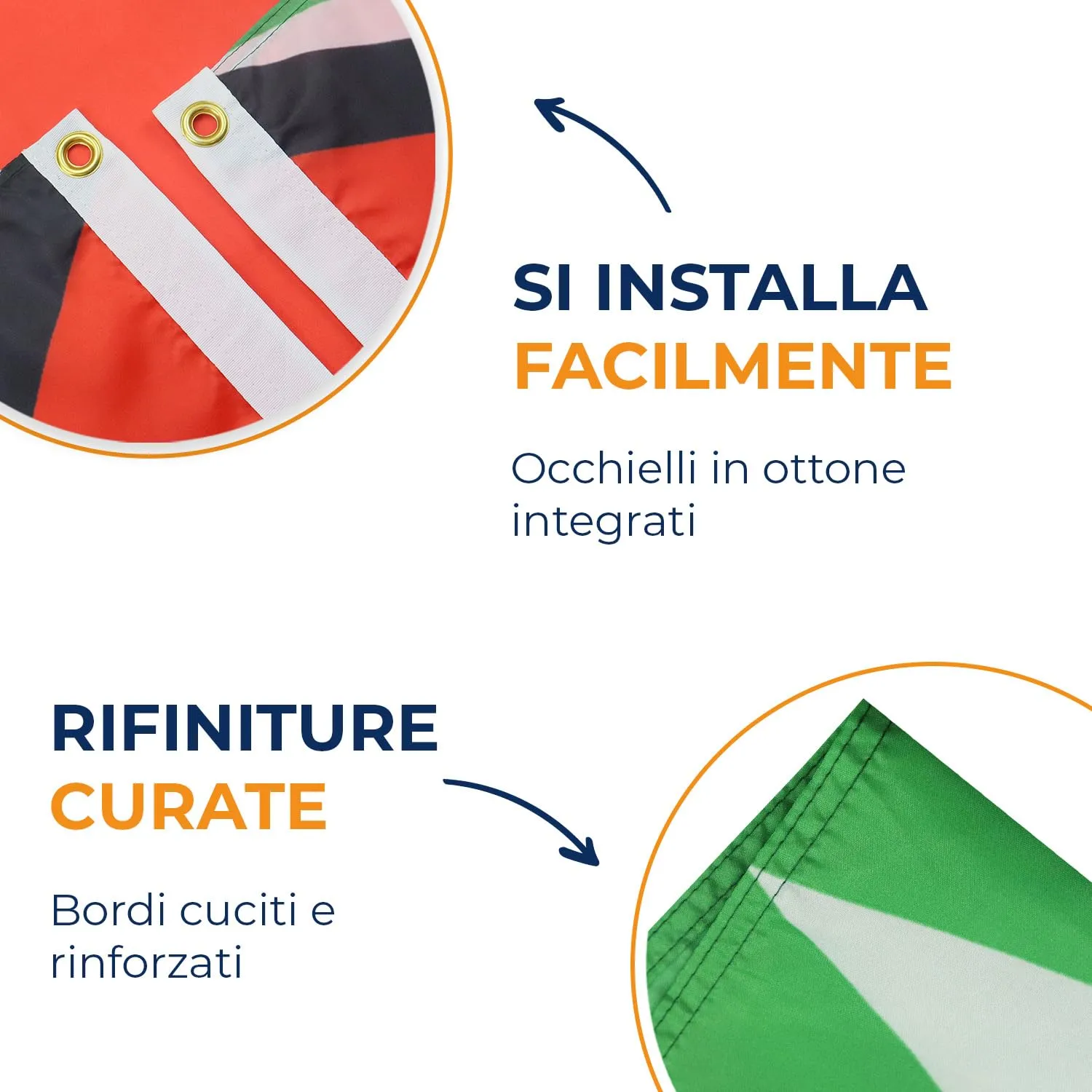 AZ FLAG Bandiera Guyana 150x90 cm Poliestere 100D 2 Occhielli - immagine 4