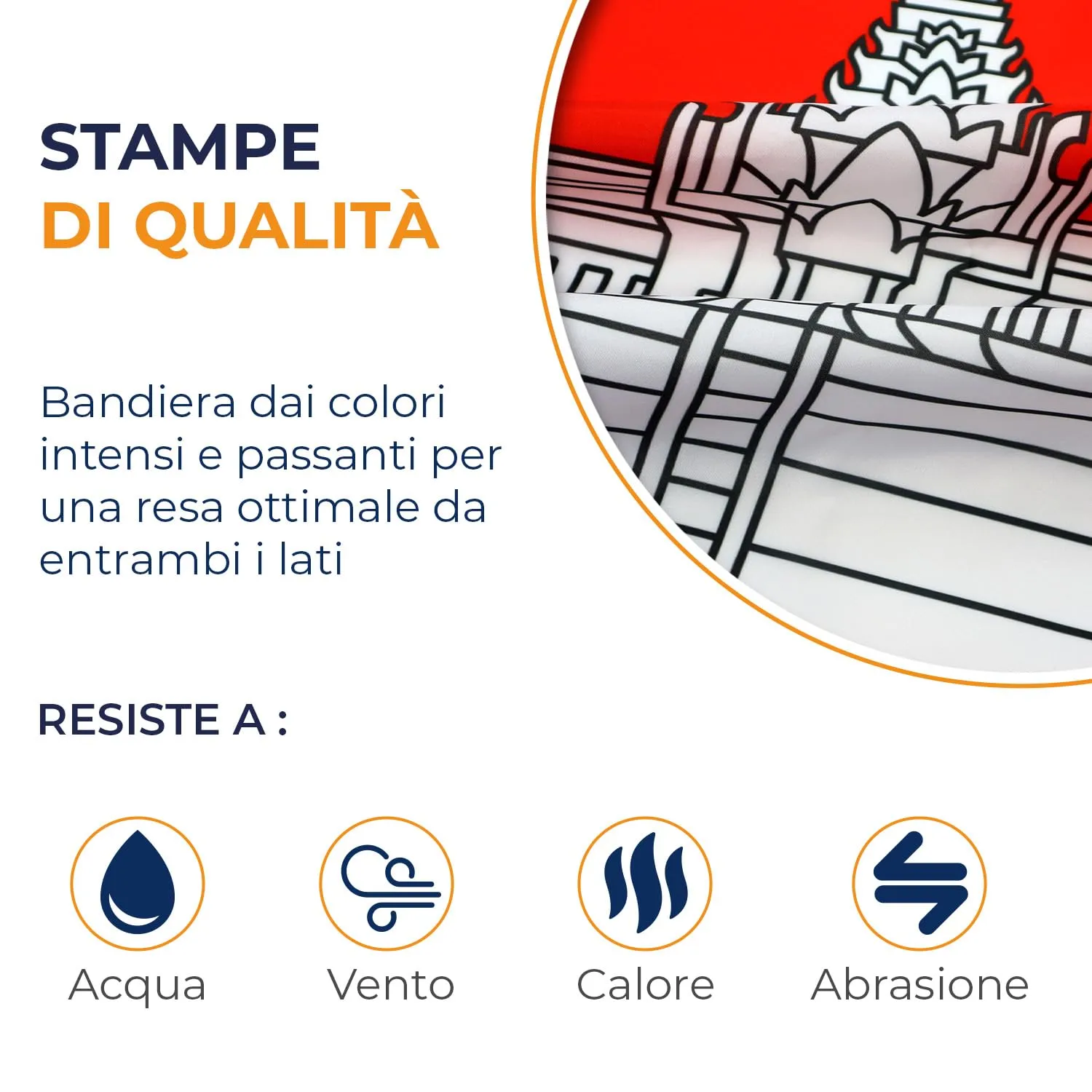 AZ FLAG Bandiera Cambogia 90x60 cm Poliestere 100D con 2 Occhielli - immagine 3