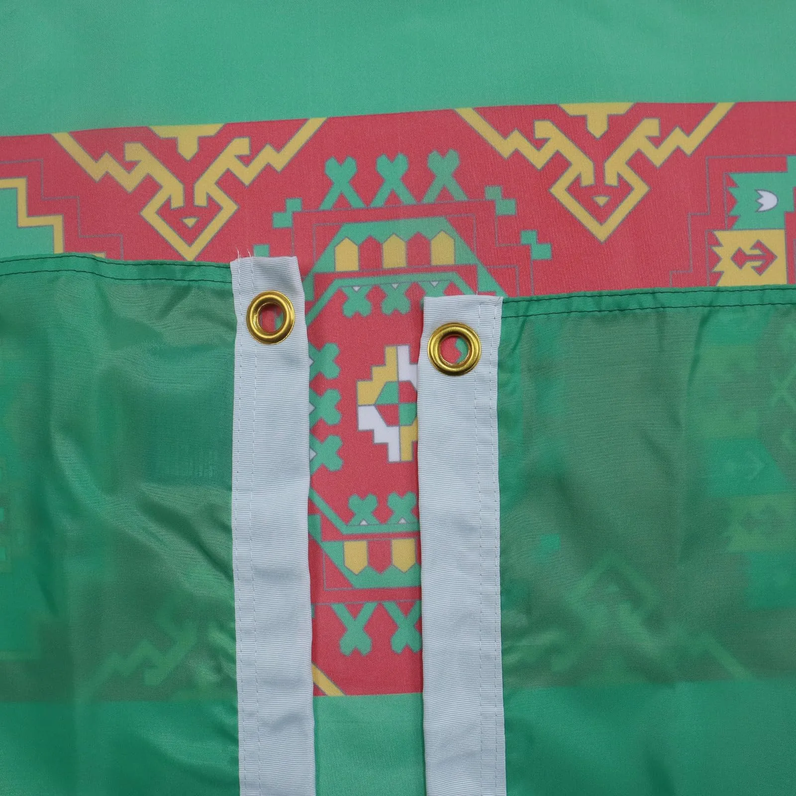AZ FLAG Bandiera Turkmenistan 90x60 cm Poliestere 100D con Occhielli - immagine 2